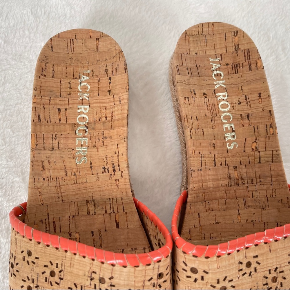 Jack Rogers 8.5 Slip-On Shoes Sandal Laser Cut New - Picture 3 of 8